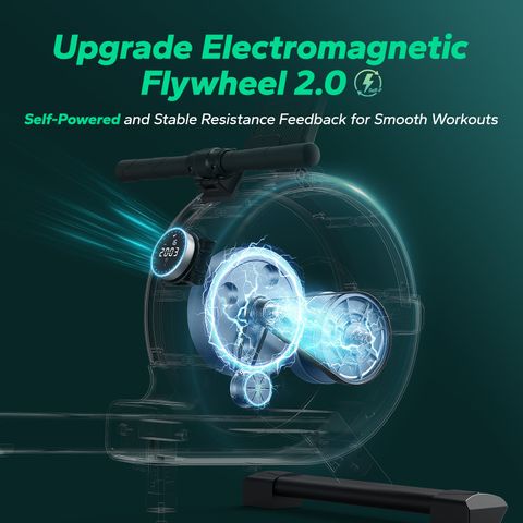 Q1S Rudergerät mit automatischer Magnetfunktion und eigener Stromversorgung