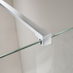 Sleek Frameless Sliding Shower Enclosure