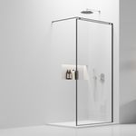 Walk-In Shower Enclosure with Framed Glass