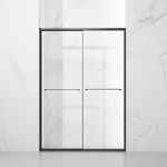 FUSA Shower Double Sliding Bypass Shower Door VF-S122