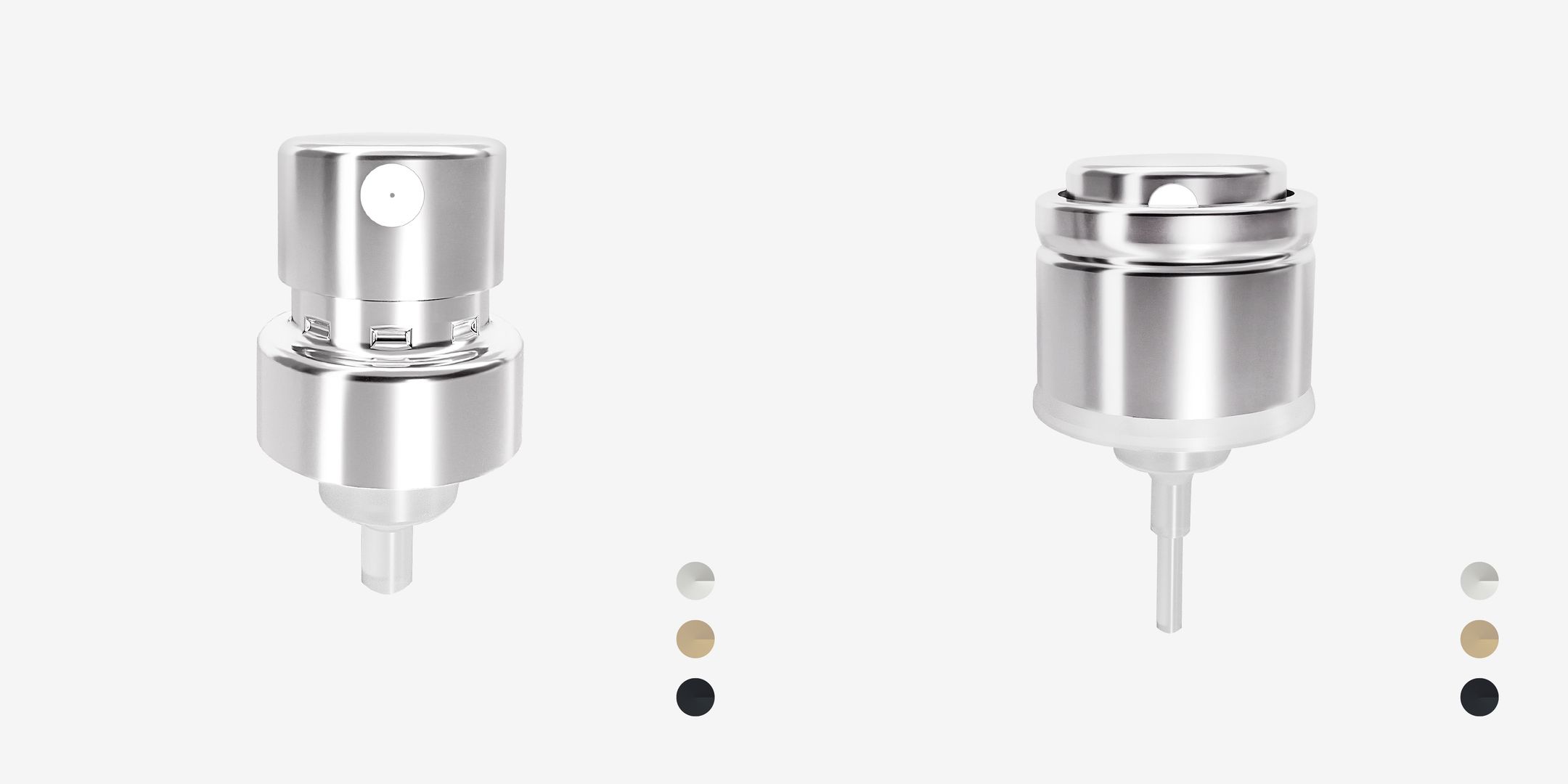 Perfume spray nozzles