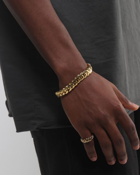 MIAMI CUBAN LINK BRACELET - 12MM GOLD