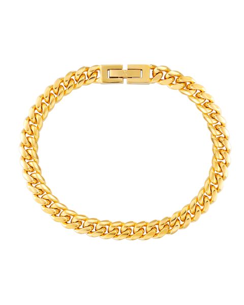 CLEAN CUBAN LINK BRACELET - 6MM 18K GOLD