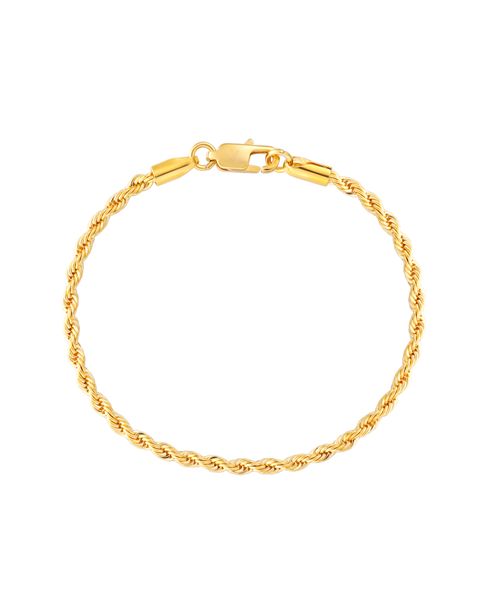 CLEAN ROPE BRACELET - 3MM 18K GOLD