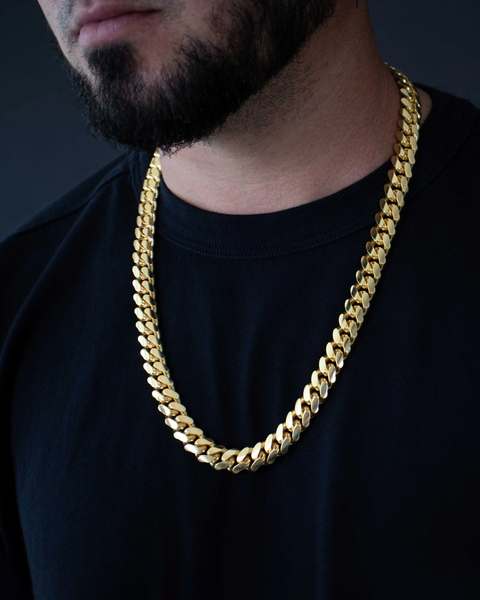 MIAMI CUBAN LINK CHAIN - 12MM GOLD