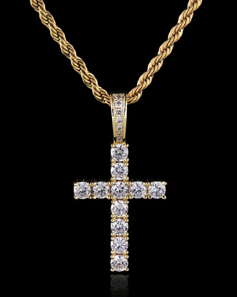 CROSS PIECE PENDANT - GOLD