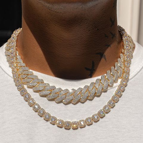 PRONG CUBAN LINK CHAIN - 20MM GOLD