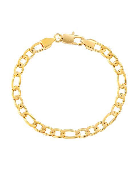 CLEAN FIGARO BRACELET - 5MM 18K GOLD