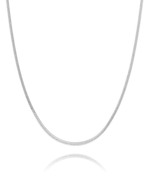 CLEAN SNAKE CHAIN - 2MM WHITE GOLD