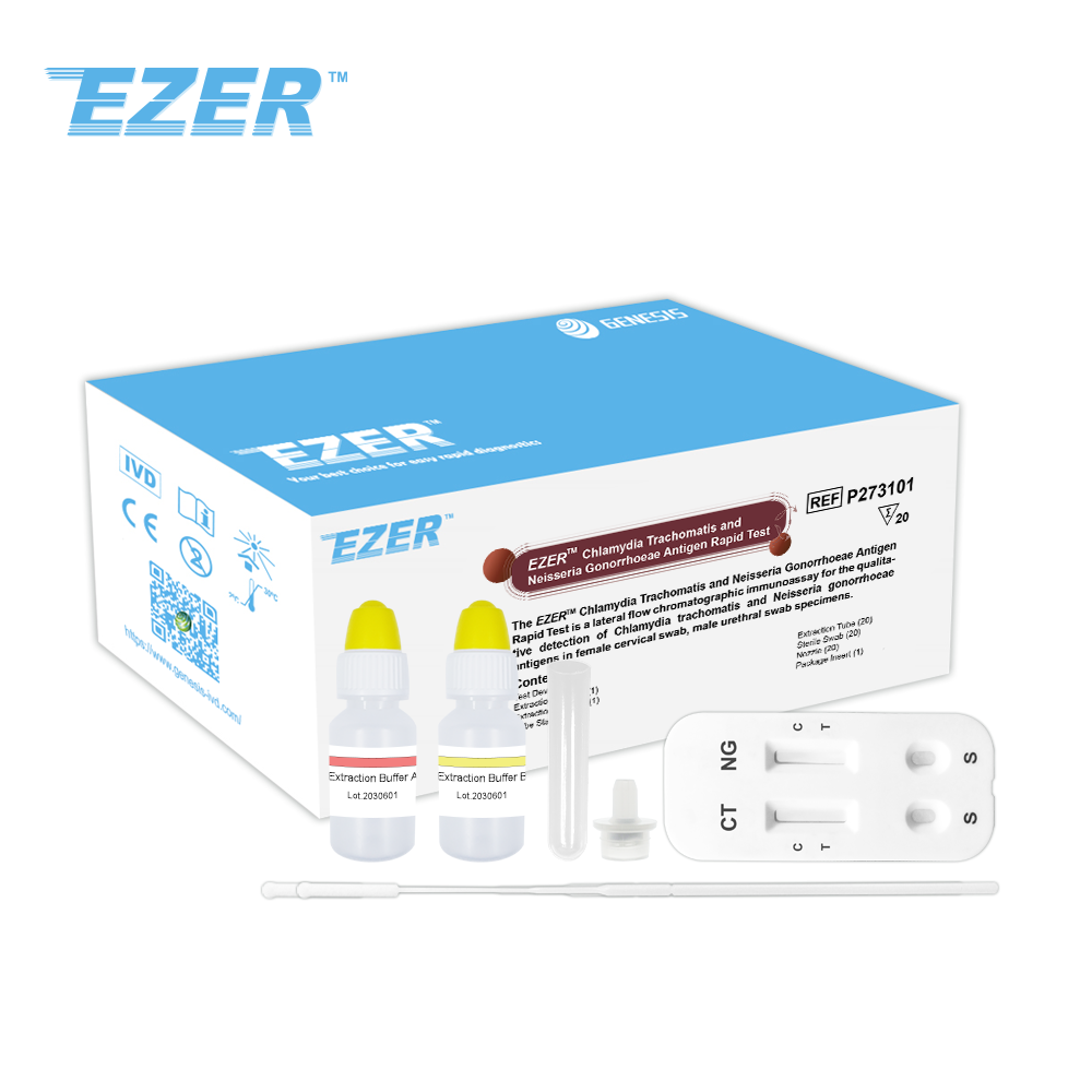 EZER™ クラミジア・トラコマチスおよび淋菌抗原迅速検査