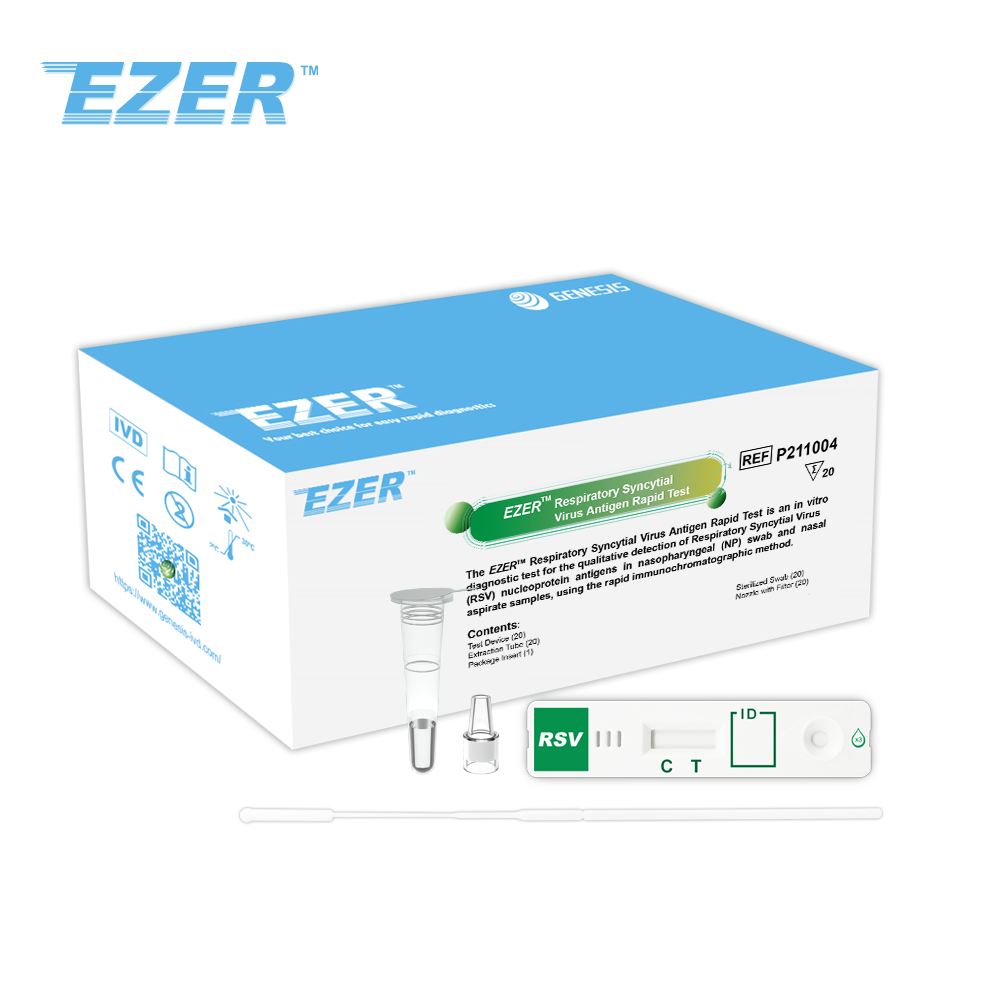 Teste rápido de antígeno EZER™ RSV (vírus sincicial respiratório)