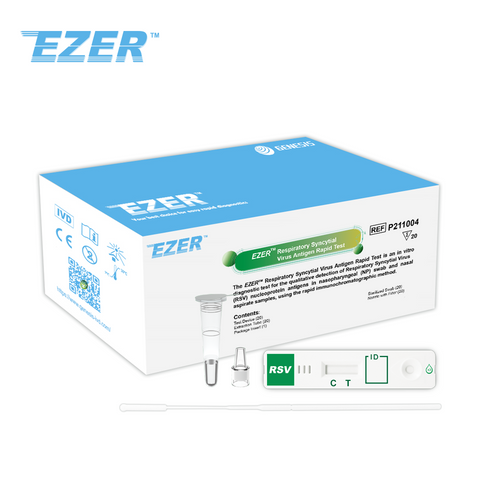 اختبار مستضد EZER™ RSV (الفيروس المخلوي التنفسي) السريع