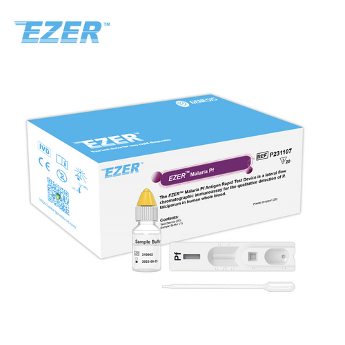 Dispositivo de prueba rápida del antígeno Pf de malaria EZER™