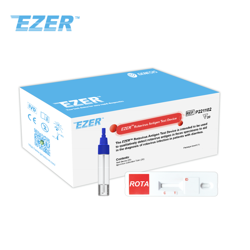 Dispositivo de teste rápido de antígeno de rotavírus EZER™