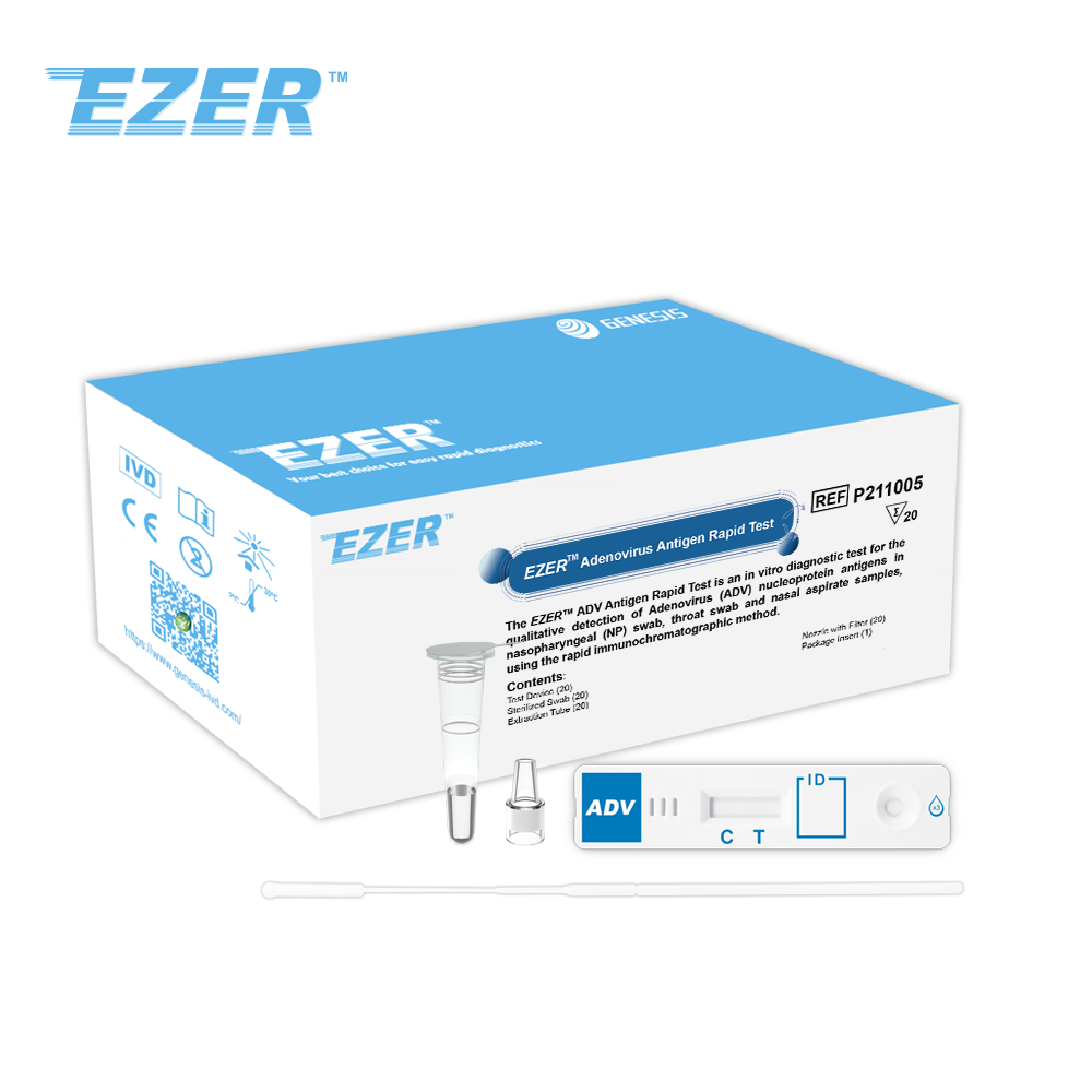 Test rapide d’antigène d’adénovirus EZER™ ADV