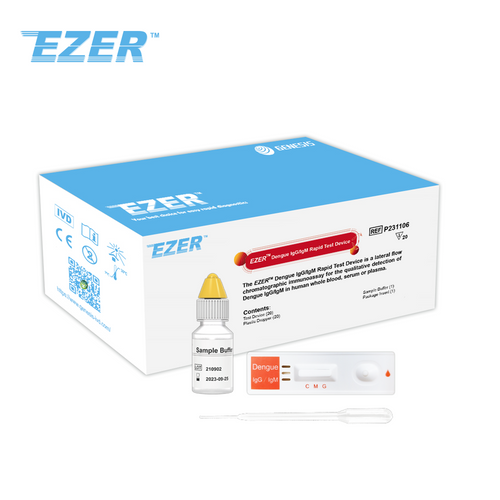 Dispositivo de prueba rápida EZER™ Dengue IgG/IgM