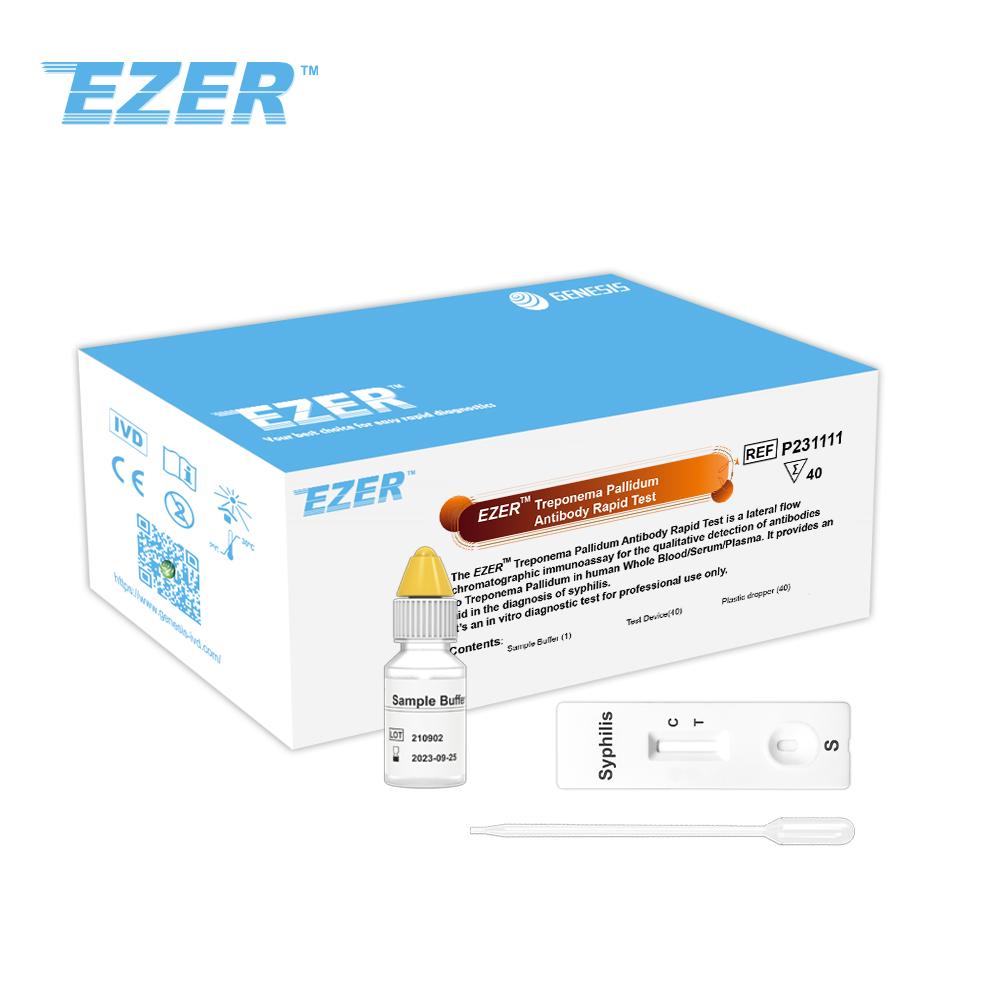 Teste rápido de anticorpos pálidos de Treponema EZER™