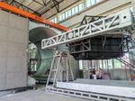 Shuttle Rotomolding Machine with dual-arm design for advanced rotational molding processes