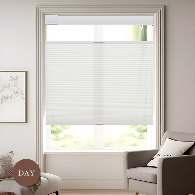 No Drill No Tools Top Down Bottom Up Cellular Shades (1" cell )
