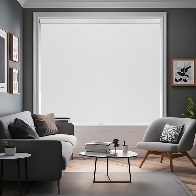 Cordless Blackout Roller Shades With Jacquard Pattern