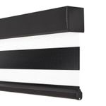 Persilux Black Dual-Layer Zebra Blackout Blinds