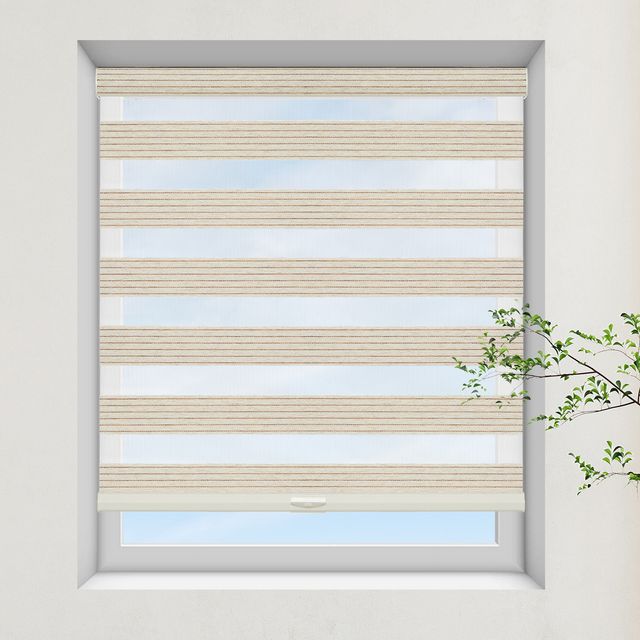 Natural Woven Zebra Blinds