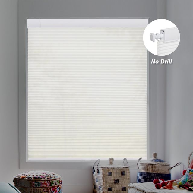 No Drill No Tools Bottom-Up Only Cellular Shades (1" cell )