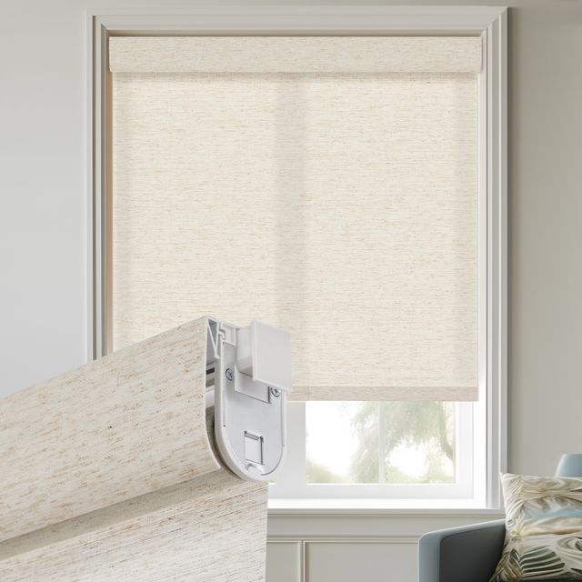 Persilux Linen Roller Shades without Drilling