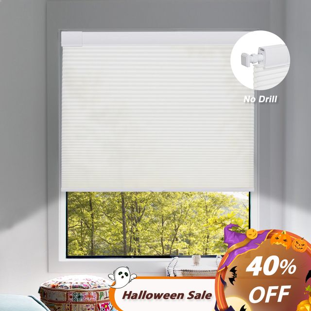 No Drill No Tools Bottom-Up Only Cellular Shades (1" cell )