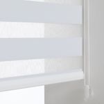 Persilux Dual-Layer Zebra Blackout Shades in white