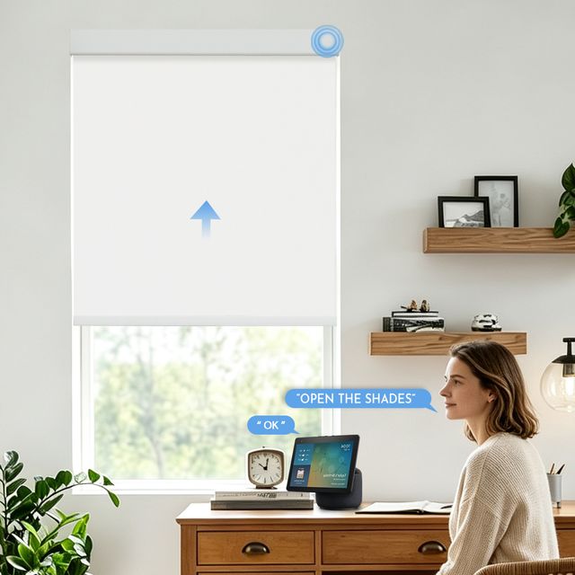 Motorized 1% Openness Basic Solar Shades