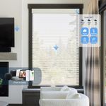 Custom Motorized Shangri-La Sheer Window Shades for Living Room