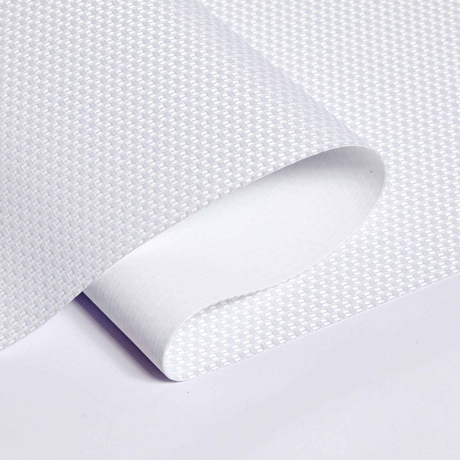 Persilux blackout fabric window shades in white