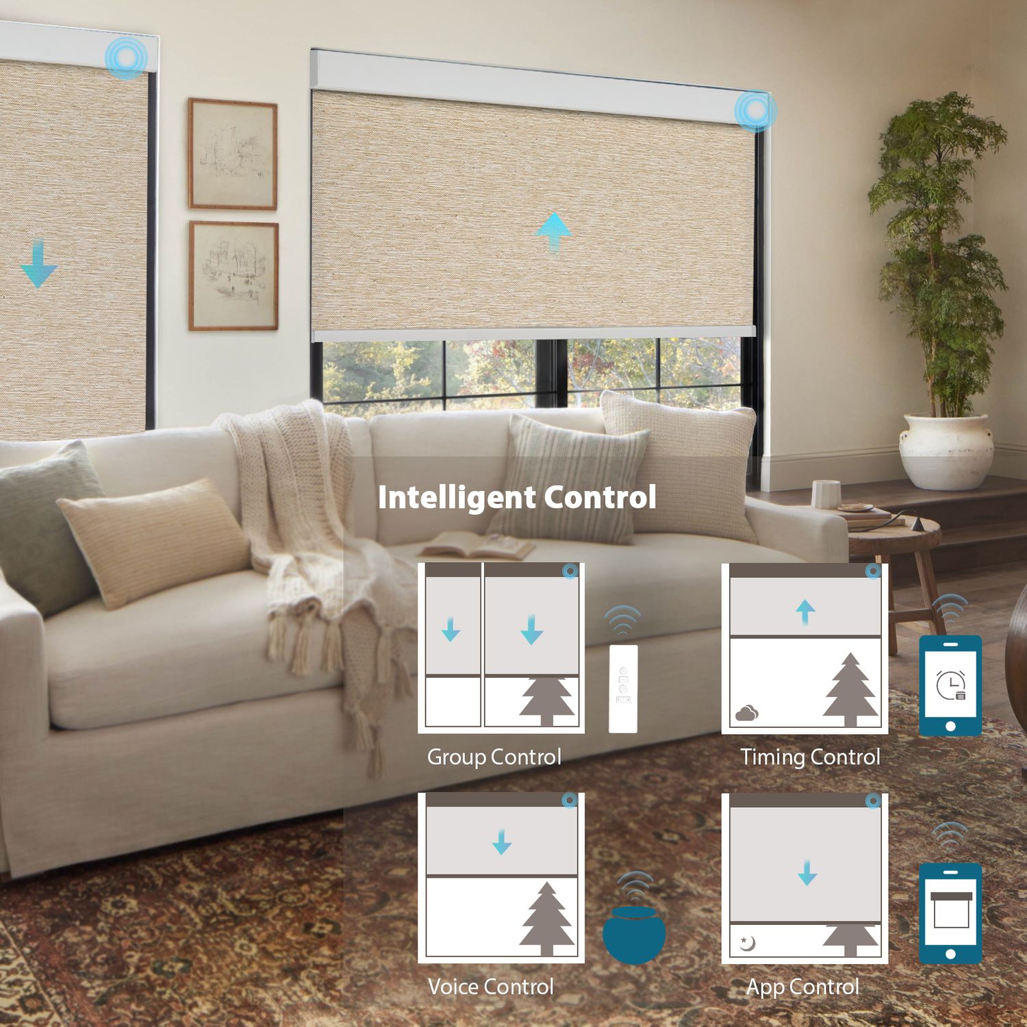 roller blinds for windows