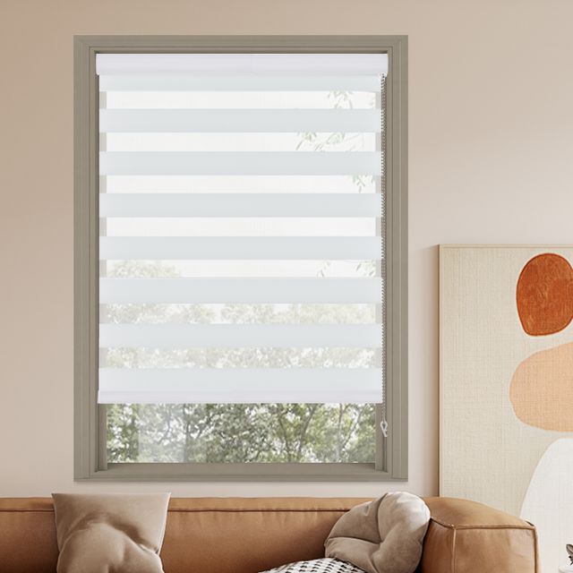 Custom Cordless/Corded Zebra Blinds