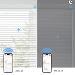 Day and Night Light Control with Motorized light control Shangri-La shades 