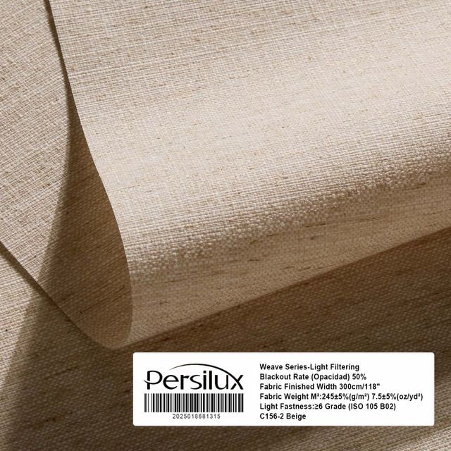 Fabric Sample For Persilux Linen Fabric Roller Shades