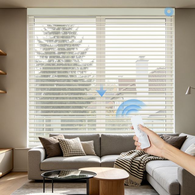 A-OK Motorized Light Control Shangri-La Sheer Shades