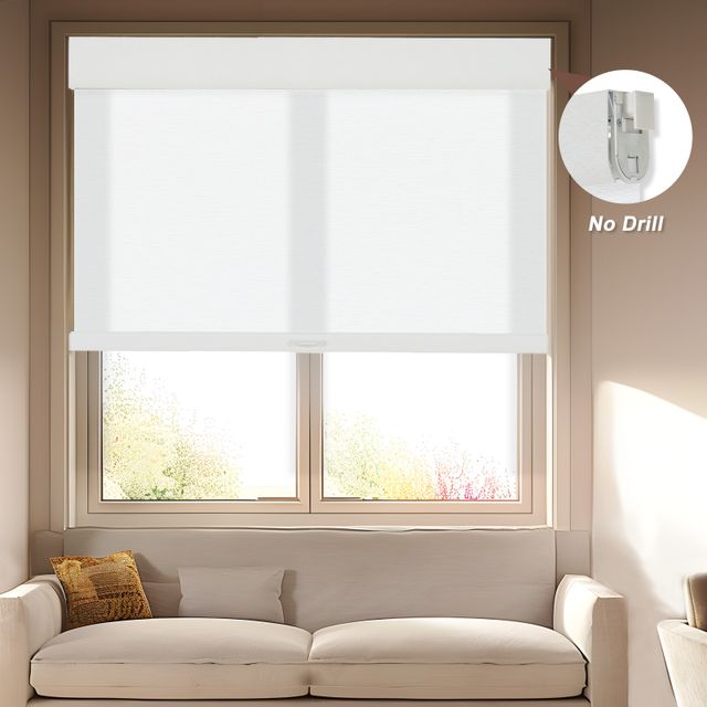 No Drill No Tools Roller Shades