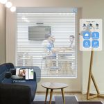 Motorized light filtering Shangri-La shades