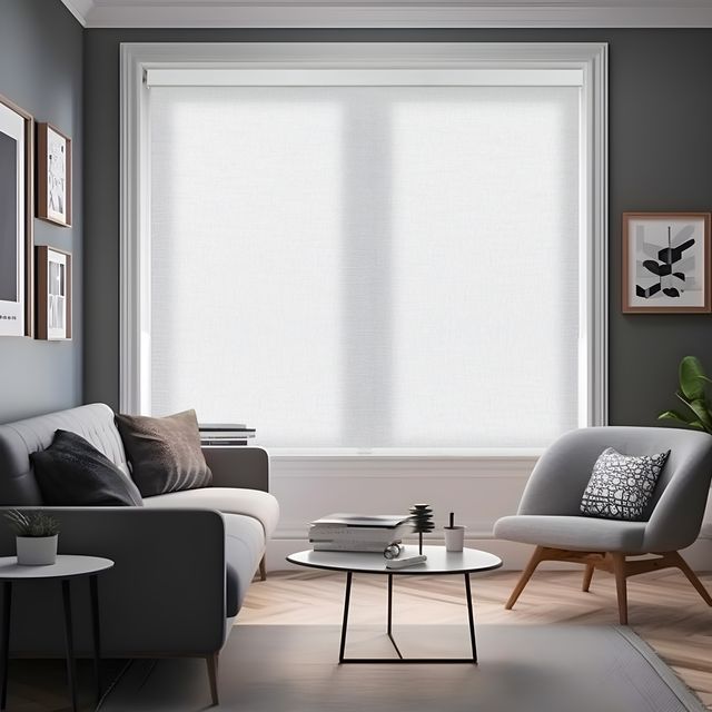 Roller Shades With Jacquard Pattern