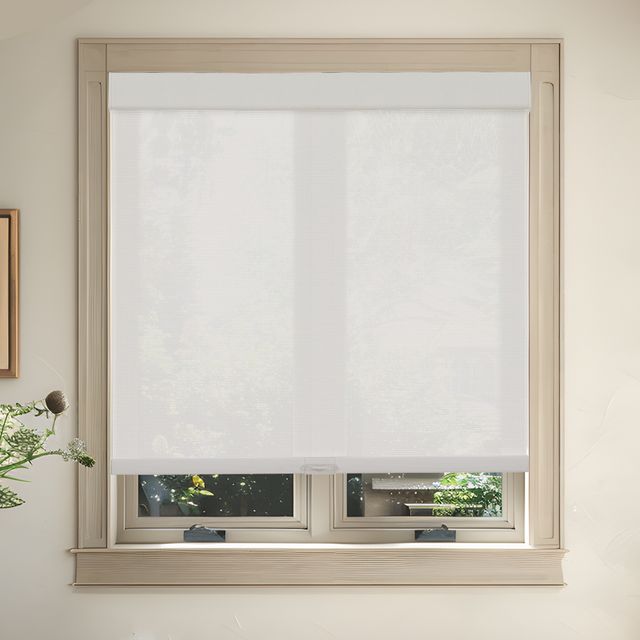Bamboo-Look Roller Shades