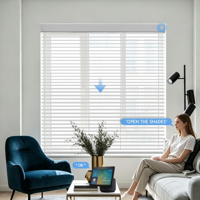A-OK Motorized Light Filtering Shangri-La Sheer Shades