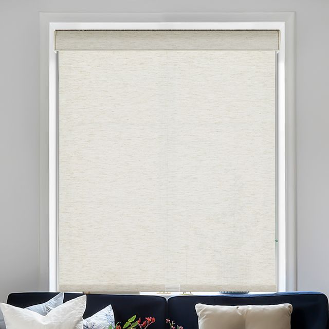 Natural Woven Linen Light Filtering Roller Blinds