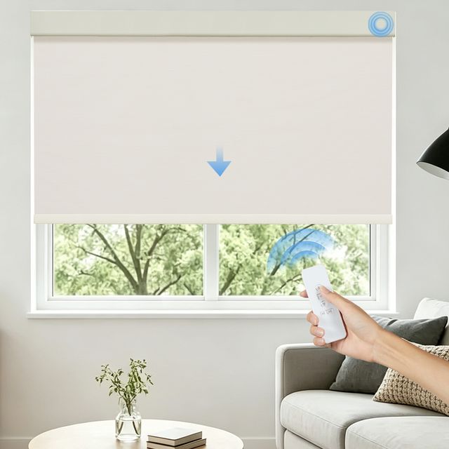 Motorized 1% Openness Basic Solar Shades
