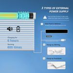 Rechargeable Battery Powered Motorized light control Shangri-La shades 