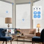 Motorized light control Shangri-La shades for bedroom for living room