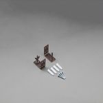 Persilux Wood Track Roman Shades Mounting Brackets