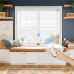 Persilux A-OK Motorized 70-80% Blackout Shangri-La Sheer Shades with Remote Control