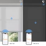 Day and Night Light Control with Motorized 3% Openness Basic Solar Shades